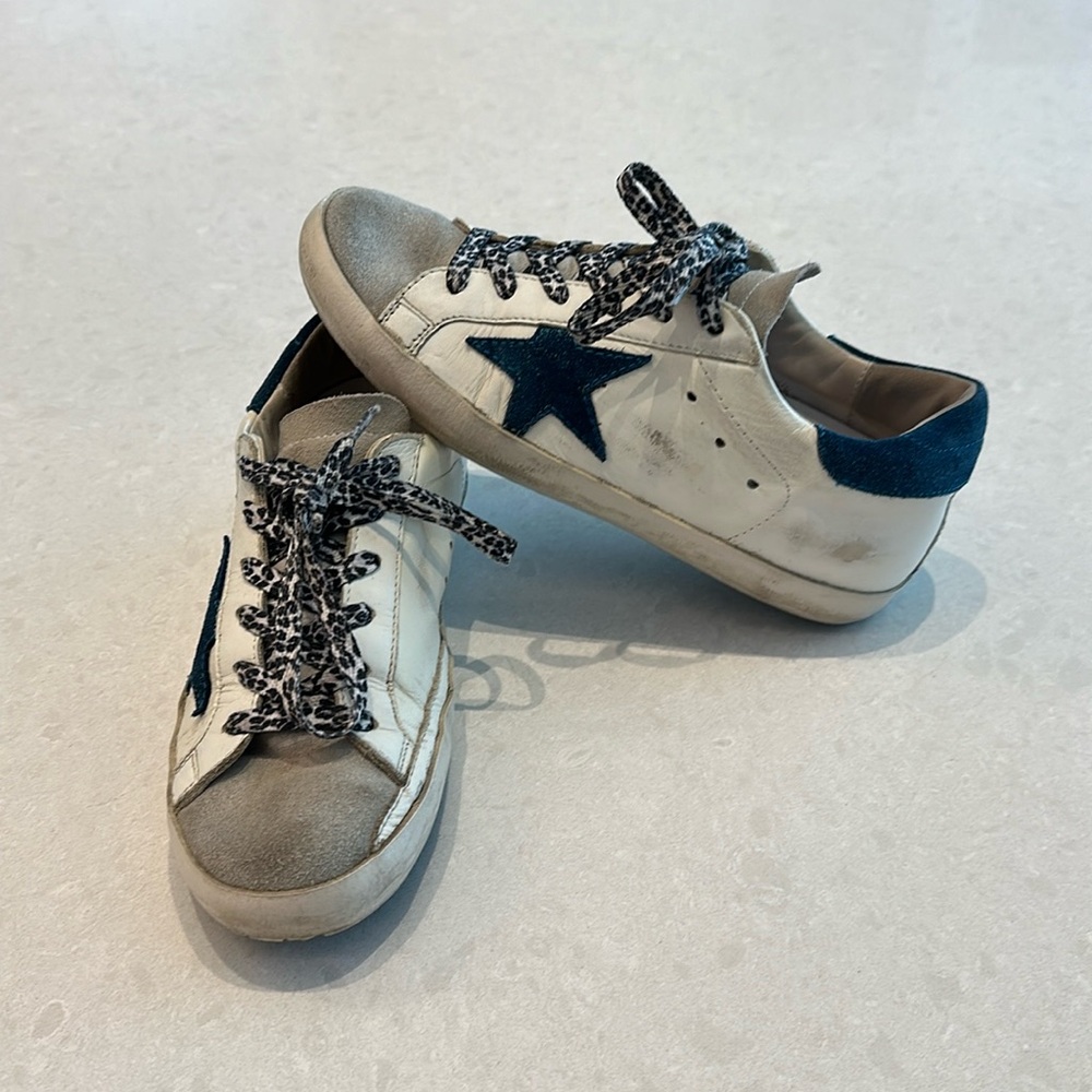 Golden Goose Superstar leather and suede sneakers